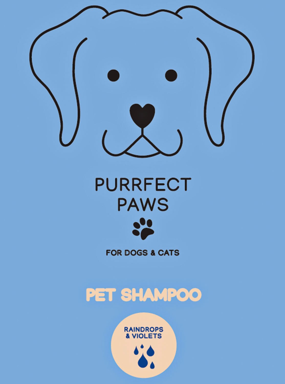 Raindrops & Violet Pet Shampoo - Image 3