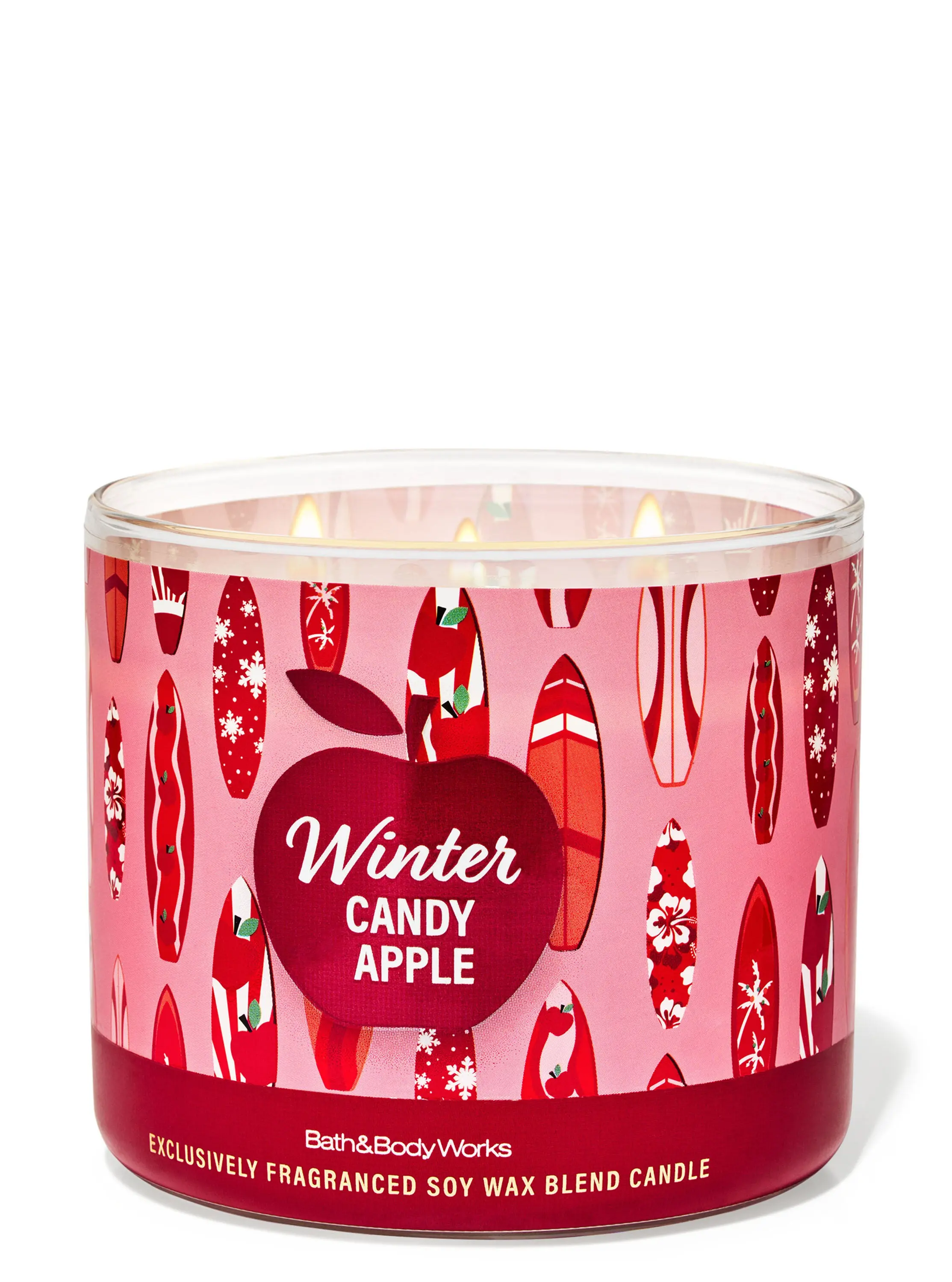 Winter Candy Apple 3-Wick Candle